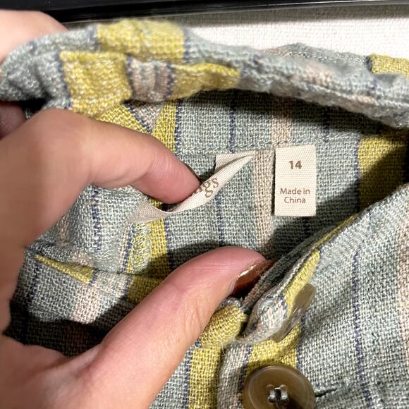 Soft Surroundings Linen Women's Striped Palazzo Pants - Size 14‎ - Picture 5 of 10